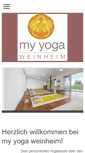 Mobile Screenshot of my-yoga-weinheim.de